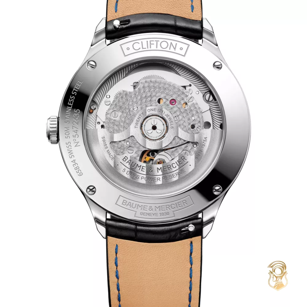 Baume & Mercier Clifton 10713 Automatic Chocolate Watch 40mm