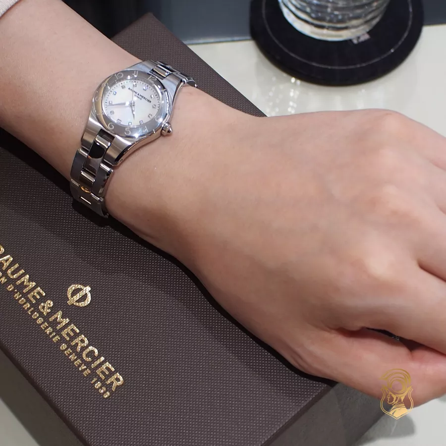 Baume & Mercier Linea 10011 Diamond Watch 27mm