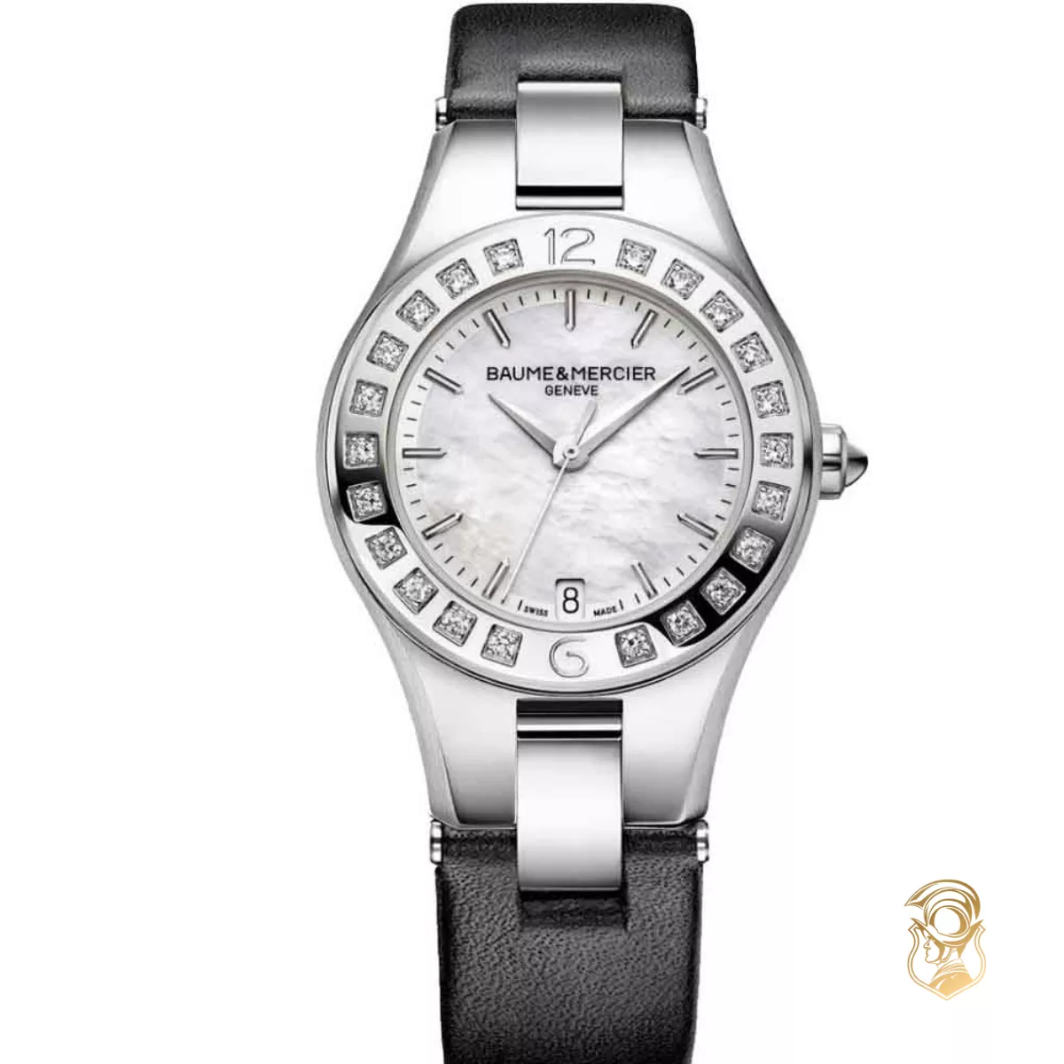 Baume & Mercier Linea 10072 Diamond Watch Set 32mm