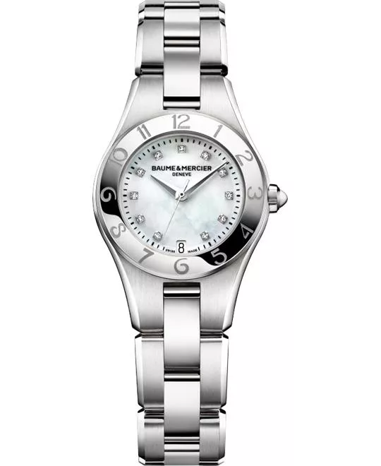 Baume & Mercier Linea 10011 Diamond Watch 27mm