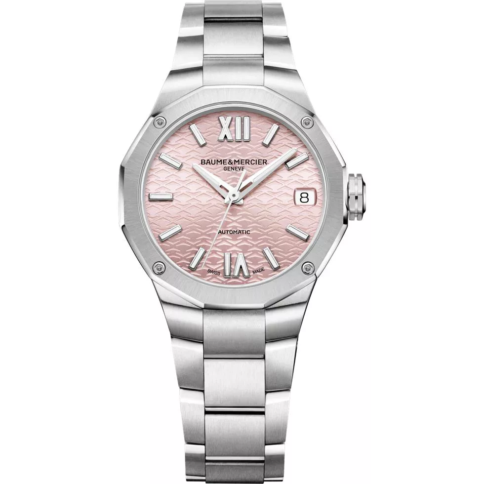 Baume & Mercier Riviera 10675 Pink Watch 33mm