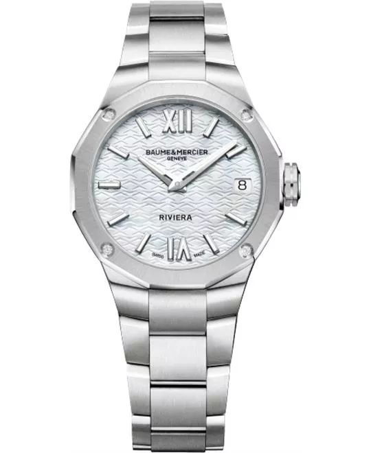 Baume & Mercier Riviera Diamond Women's Watch 33mm 