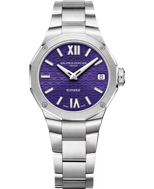 Baume & Mercier Riviera Purple Watch 33mm
