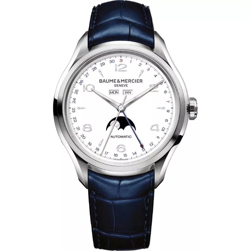 Baume & Mercier Clifton 10450 Automatic Watch 43mm
