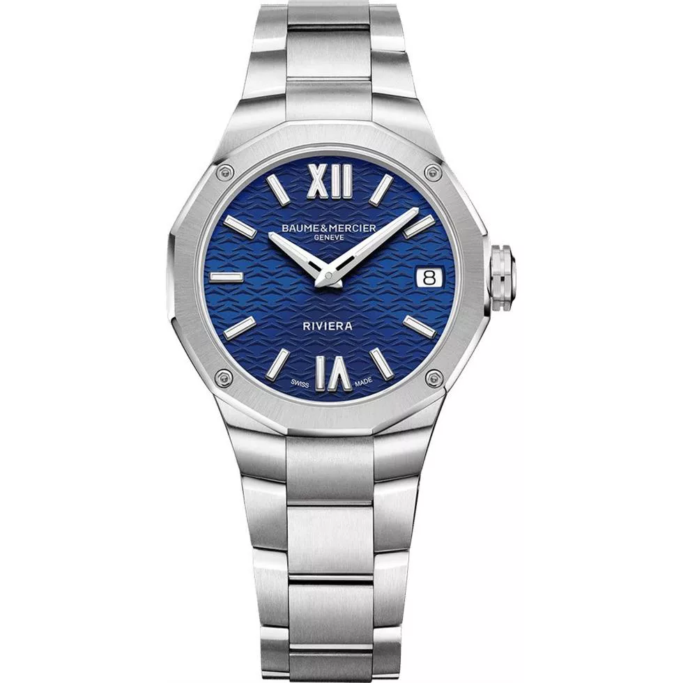 Baume et Mercier Riviera Blue Watch 33mm