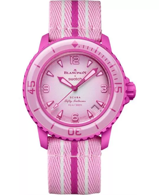 Blancpain x Swatch Bioceramic Scuba Fifty Fathoms Watch 42.3mm