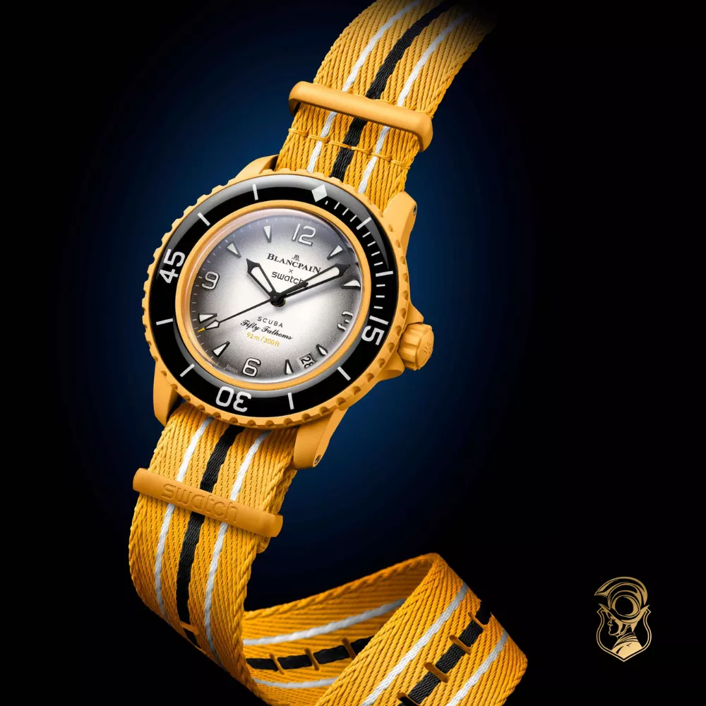 Blancpain x Swatch Bioceramic Scuba Fifty Fathoms Watch 42.3mm
