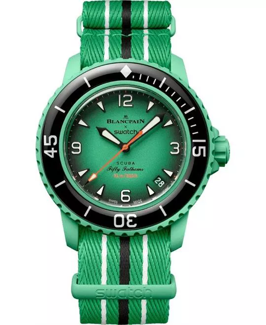 Blancpain x Swatch Bioceramic Scuba Fifty Fathoms Watch 42.3mm