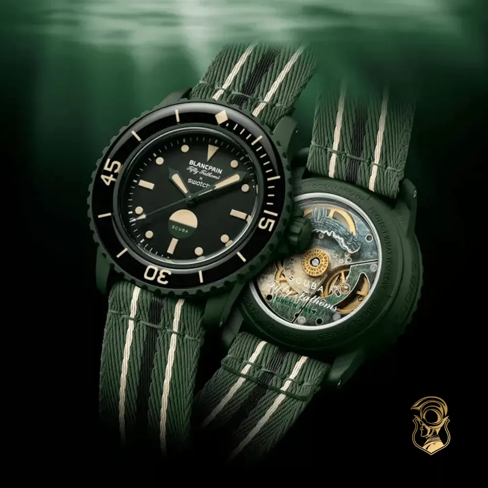 Blancpain x Swatch Bioceramic Scuba Fifty Fathoms Watch 42.3mm