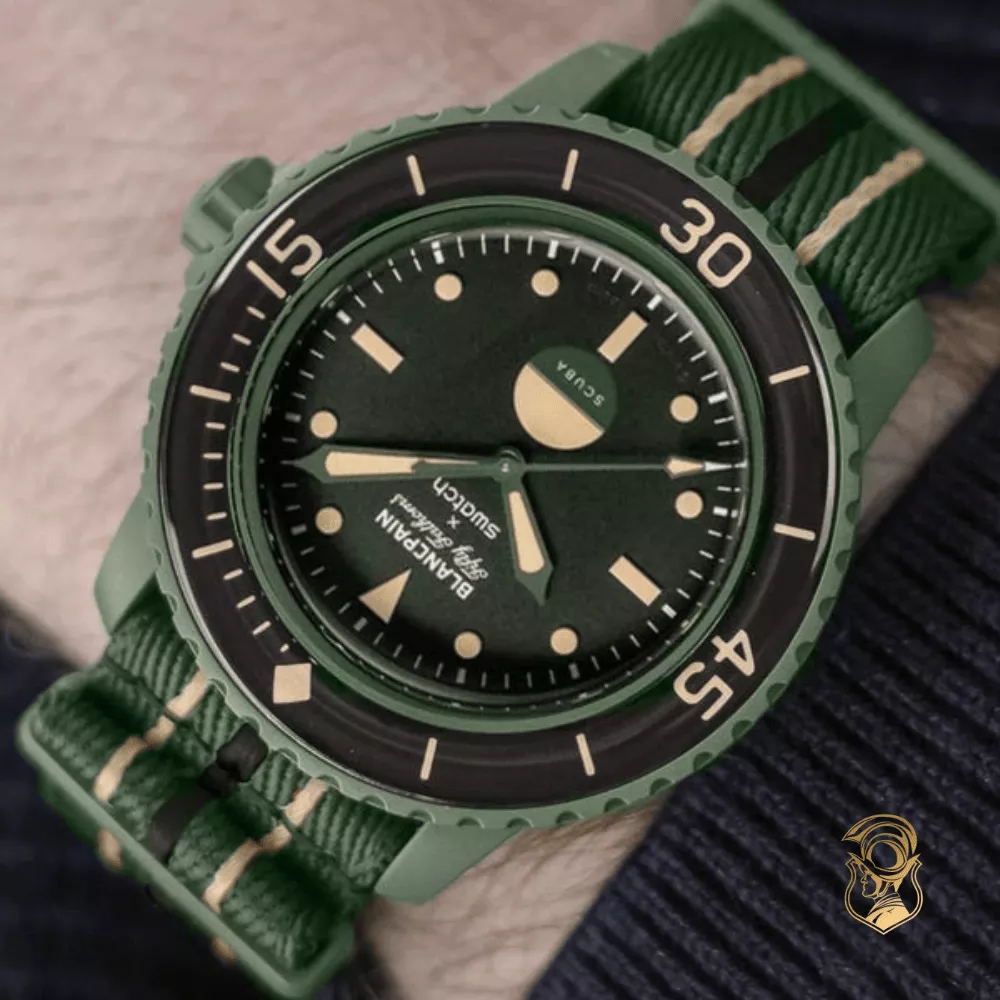 Blancpain x Swatch Bioceramic Scuba Fifty Fathoms Watch 42.3mm