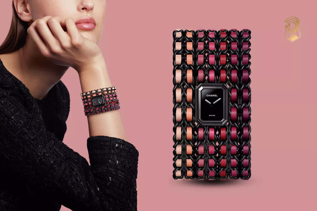 Bộ sưu tập đồng hồ Chanel Première Cuff Blush