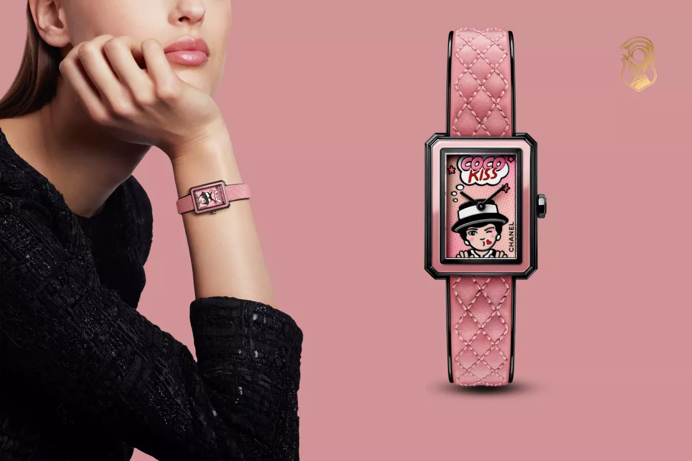 Bộ sưu tập đồng hồ Chanel Boy.Friend Blush