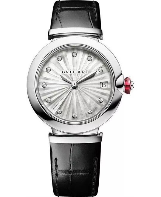 Bulgari Lvcea103478 Diamond Watch 33mm