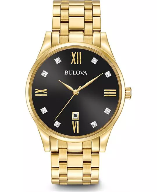 Bulova Classic Diamond Watch 40mm