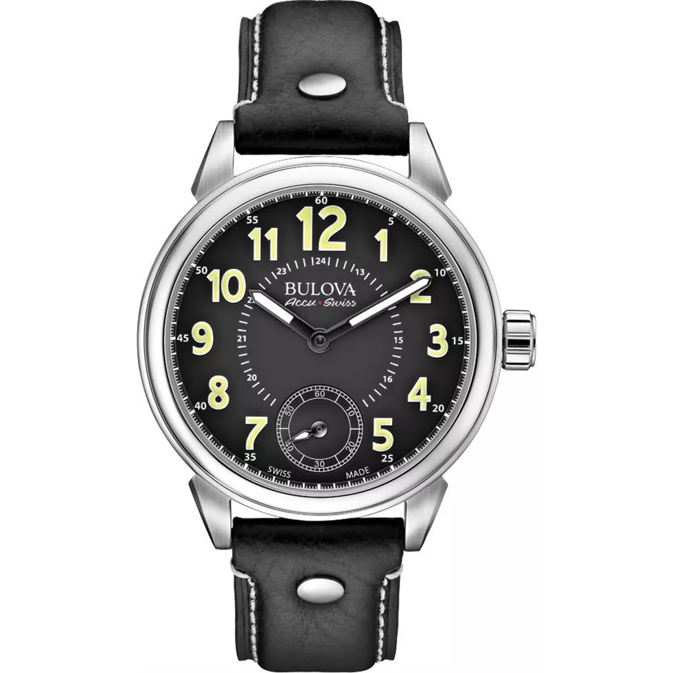 Bulova Accu Swiss Gemini Automatic Watch 42mm