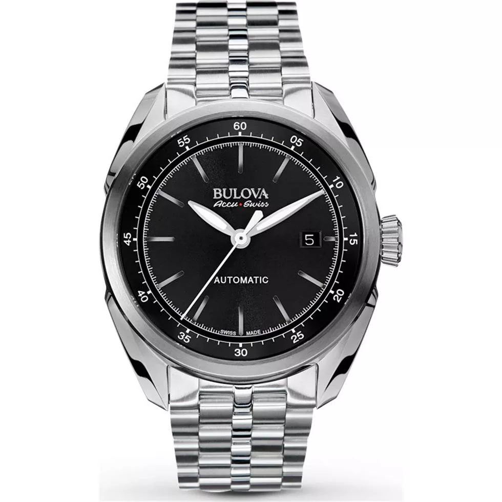Bulova Accu Swiss Tellaro Automatic Watch 43mm