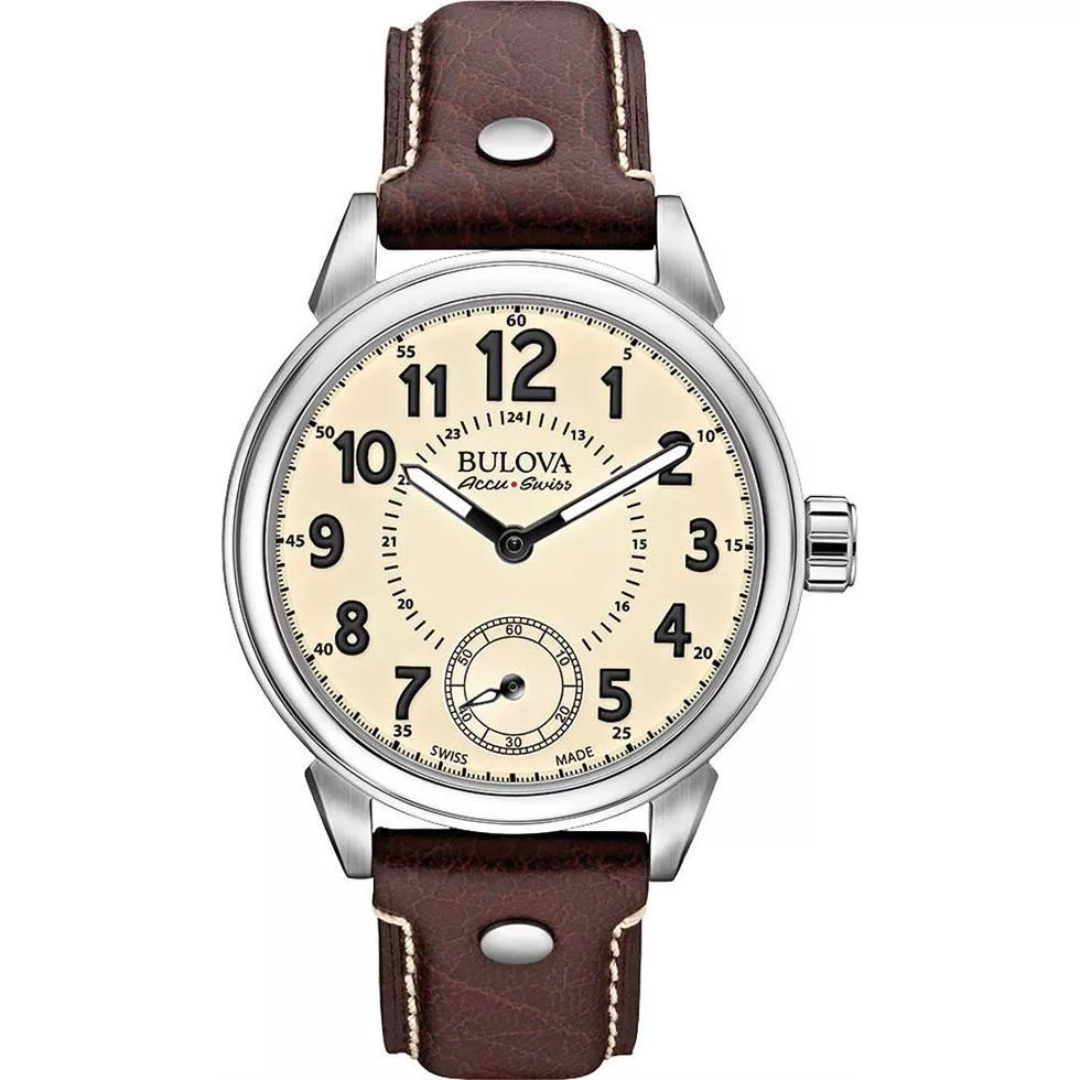 Bulova Accuswiss Gemini Automatic Watch 42mm
