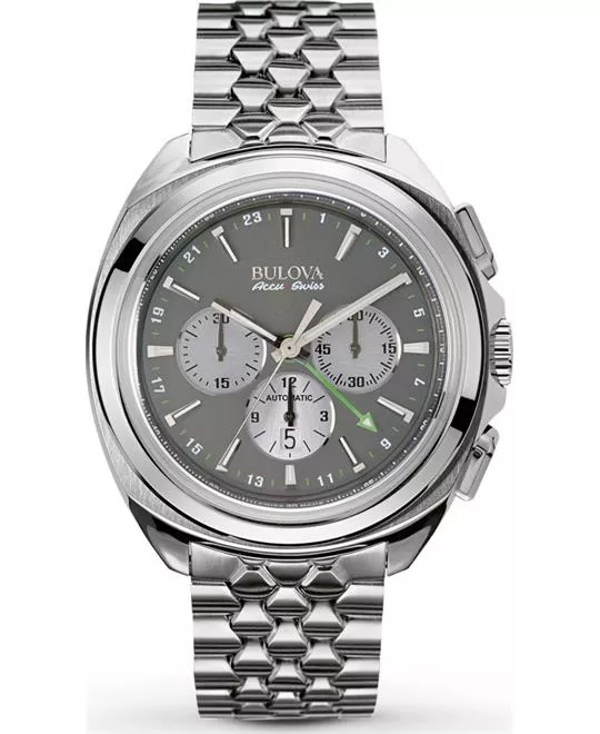 Bulova AccuSwiss Telc Automatic Watch 43mm