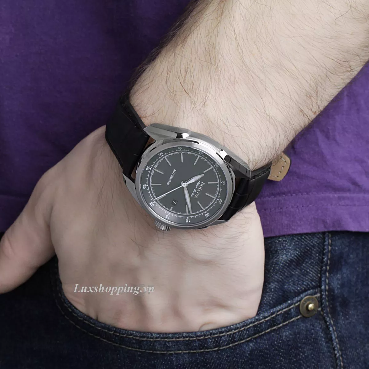 Bulova AccuSwiss Tellaro Automatic Watch 43mm