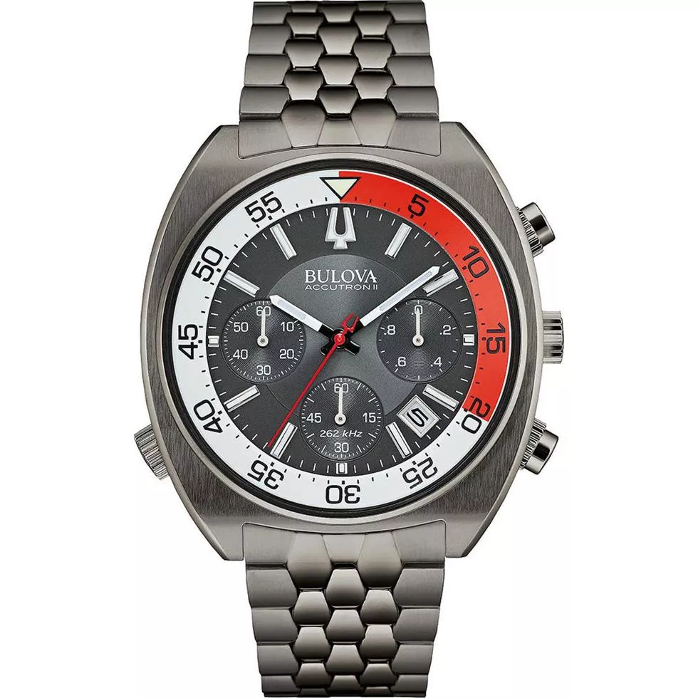 Bulova Accutron II Snorkel Chronograph Watch 43mm