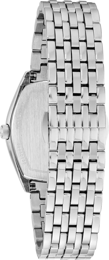 Bulova Ambassador Silver Watch 37mm