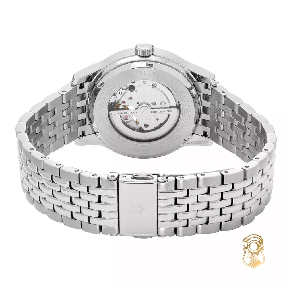 Bulova Automatic Gray Dial Watch 40mm