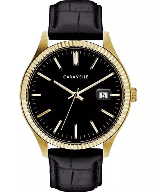 Bulova Caravelle Gold Tone Watch 41mm