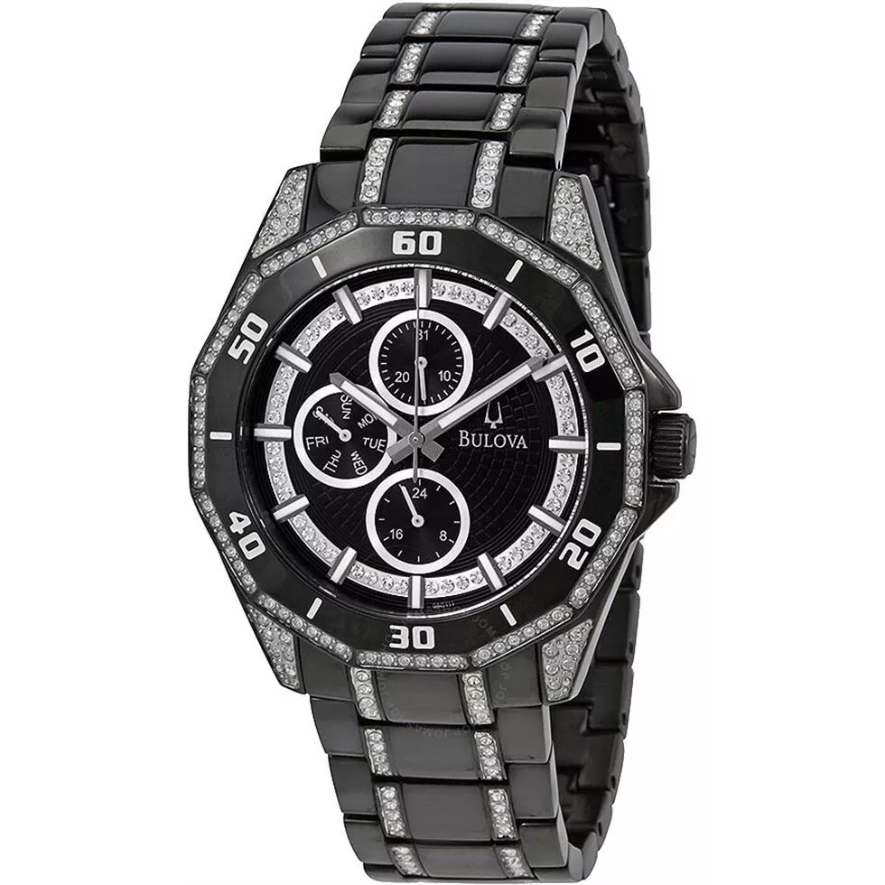 Bulova Chronograph Multi-Function Watch 45mm