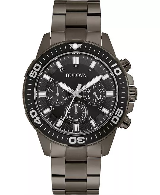 Bulova Chronograph Sport Gray Watch 42mm