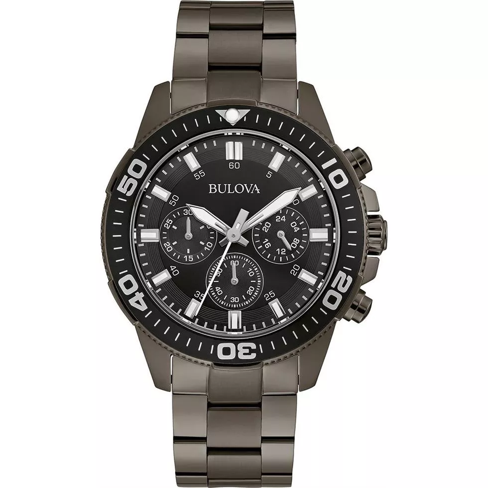 Bulova Chronograph Sport Gray Watch 42mm