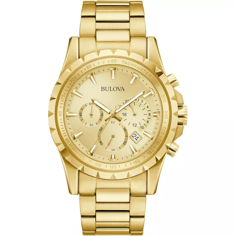 Bulova Classic 6-Hand Chronograph Watch 42mm