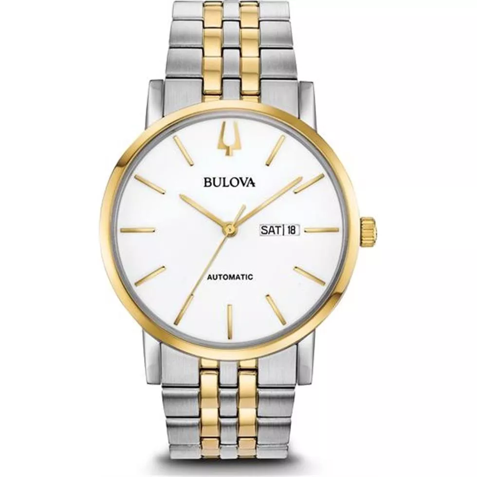 Bulova Classic Automatic White Dial Watch 42mm