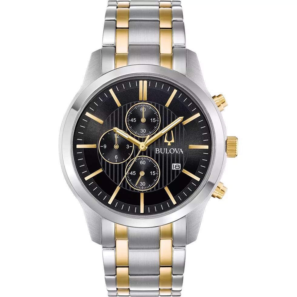 Bulova Classic Chronograph Watch 43mm