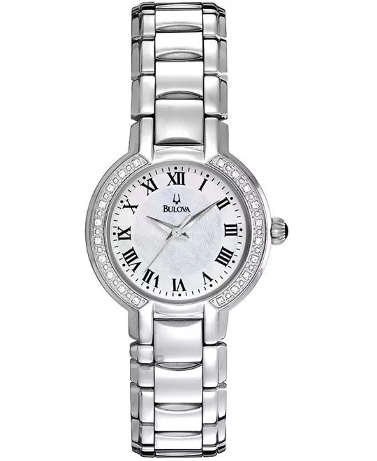 Bulova Classic Diamond Ladies Watch 28mm