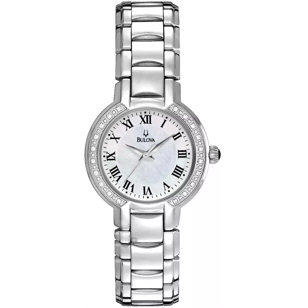 Bulova Classic Diamond Ladies Watch 28mm