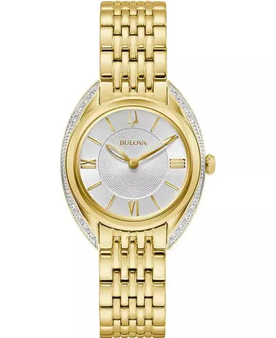 Bulova Classic Gold Tone Women's Watch 30mm 