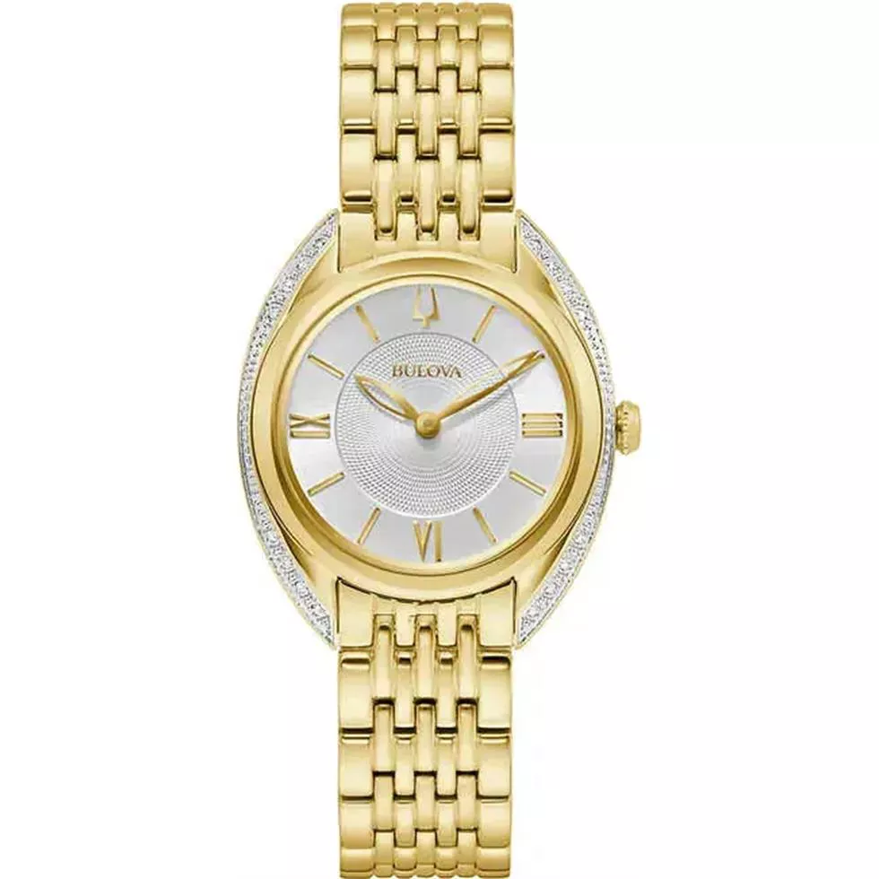 Bulova Classic Gold Tone Women's Watch 30mm 