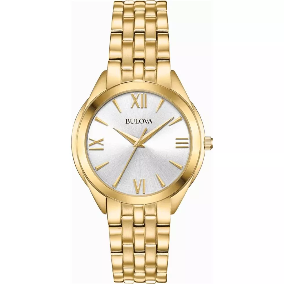 Bulova Classic Gold Women Watch 32.5mm