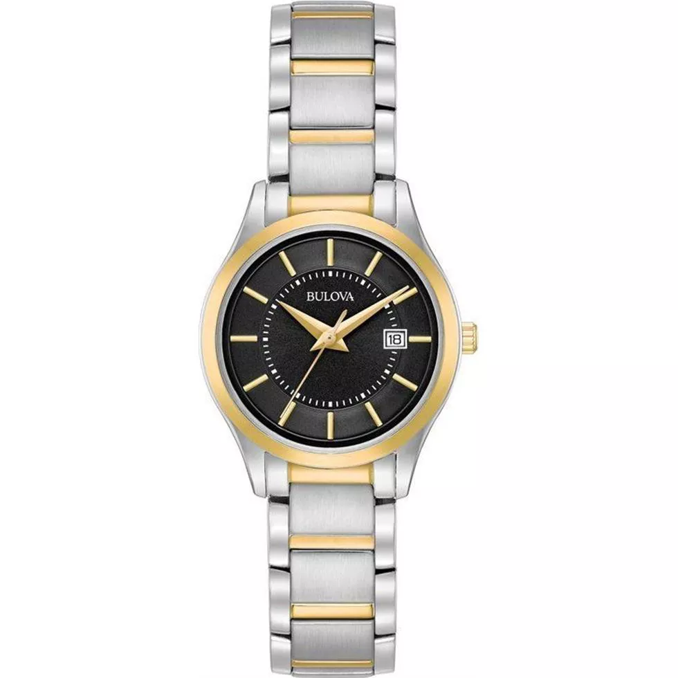 Bulova Classic Ladies Two-Tone Watch 28mm