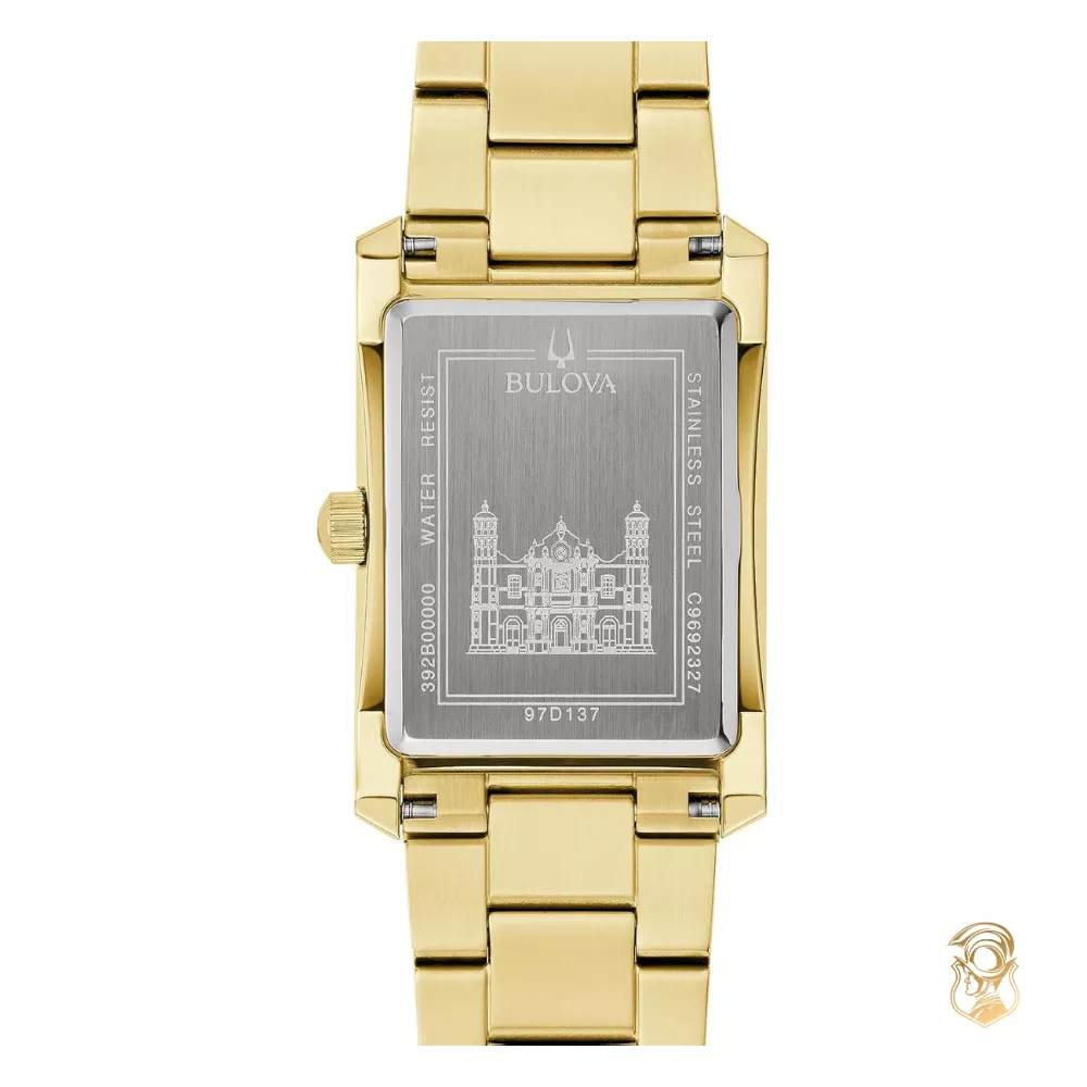 Bulova Classic Our Lady of Guadalupe Gold Watch 31mm