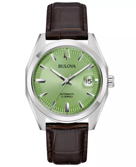 Bulova Classic  Surveyor Green Watch 39mm