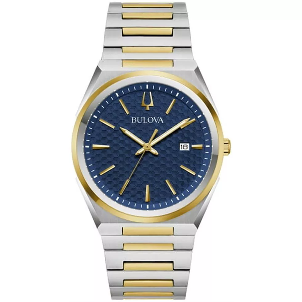 Bulova Classic Two Tone Stainless Steel Watch 39mm
