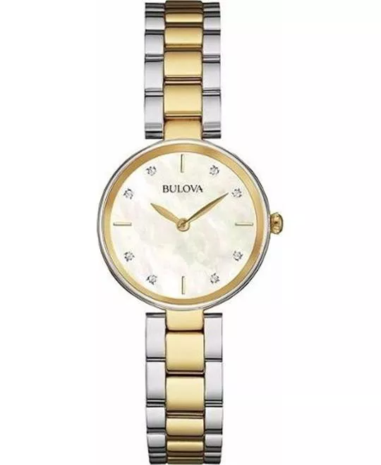 Bulova Corporation Diamond Womens Watch 27mm