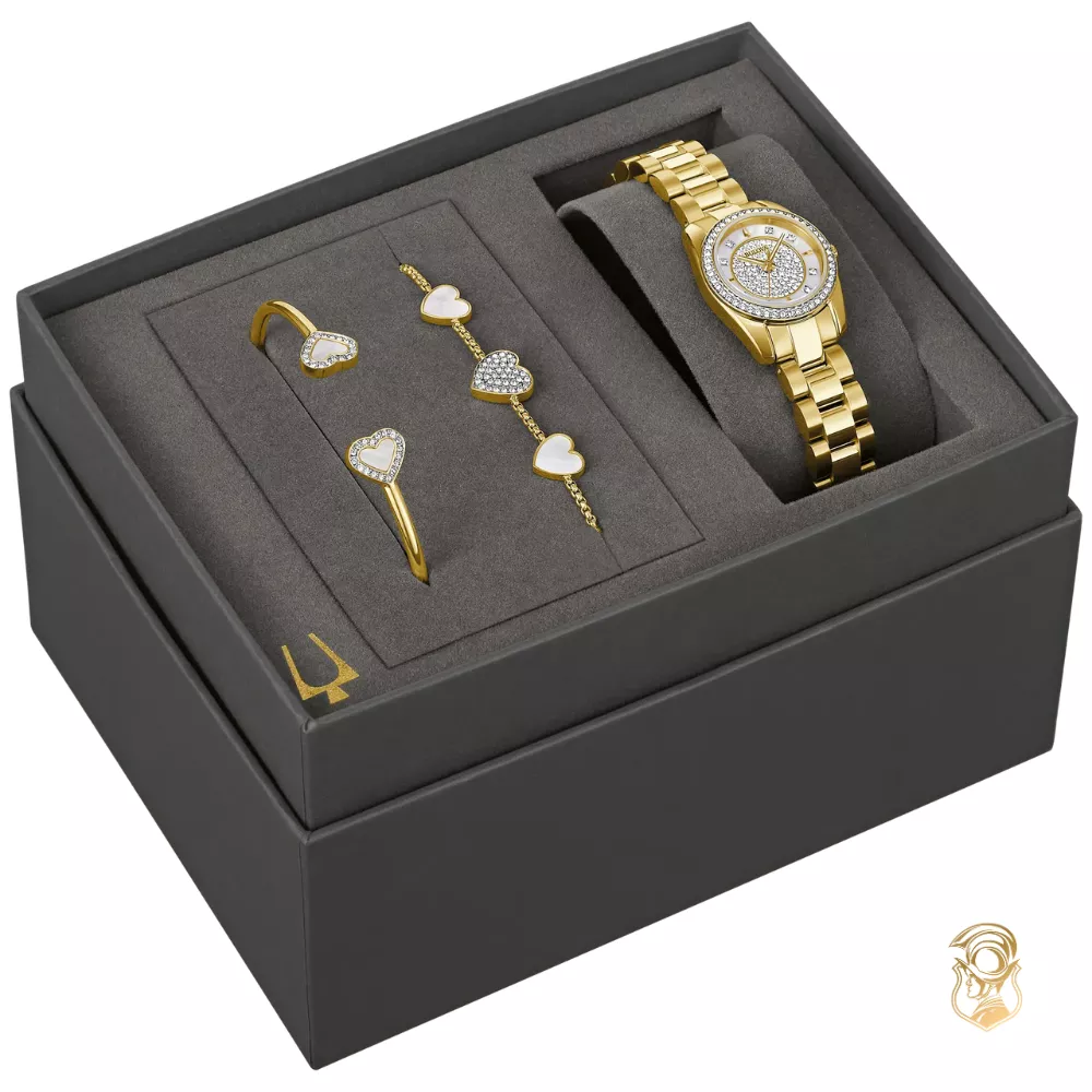 Bulova Crystal Box Set Watch 23.5mm