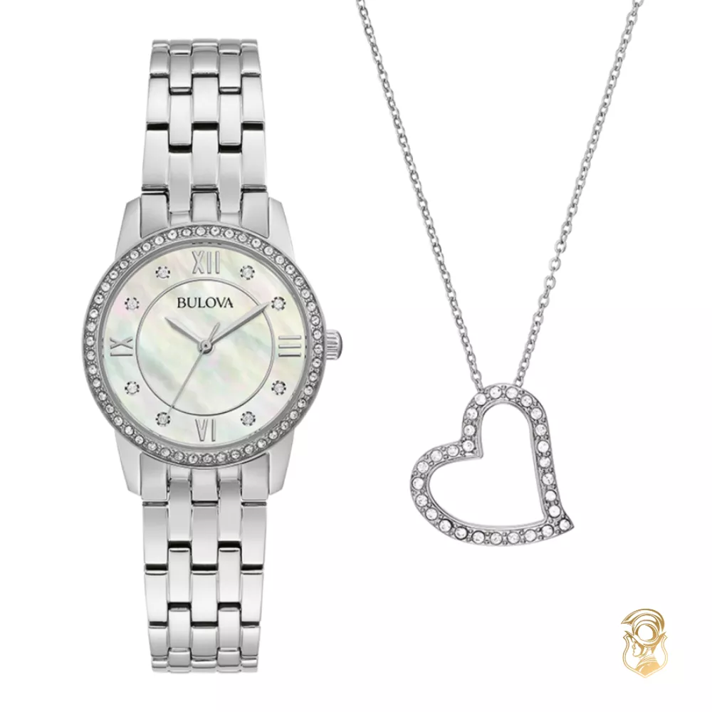 Bulova Crystal Ladies Watch 27mm
