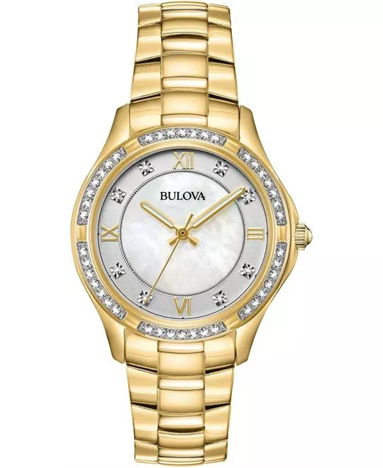 Bulova Crystal Watch 32mm