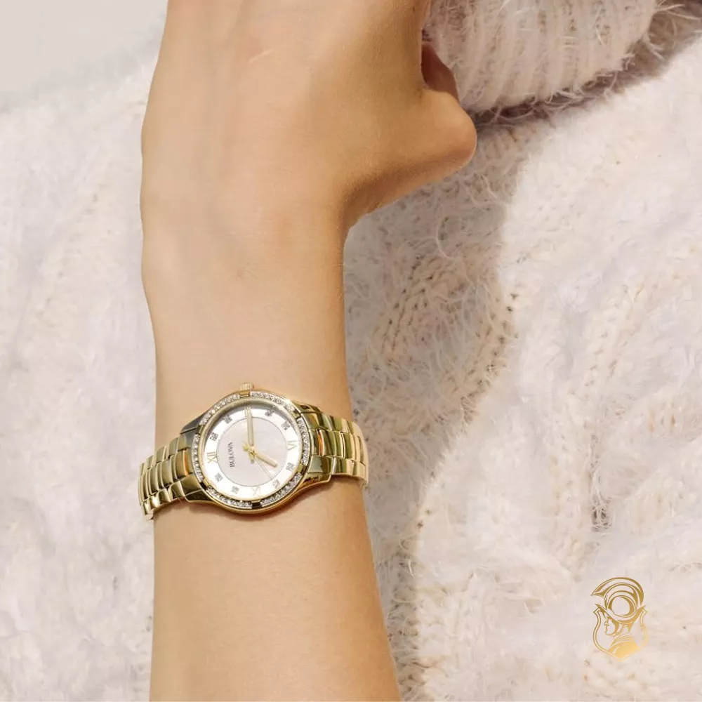 Bulova Crystal Watch 32mm