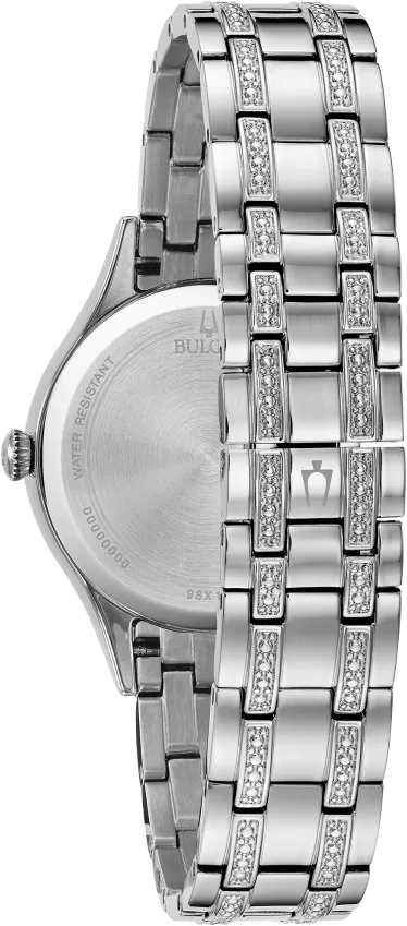 Bulova Crystal White Watch 32mm