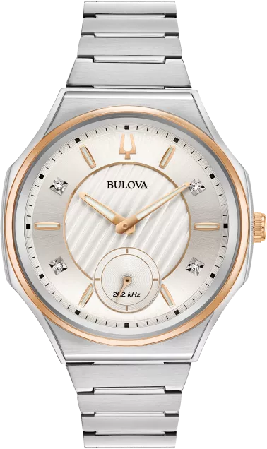 MSP: 85066 Bulova Curv Diamond Watch 40.5mm 21,040,000