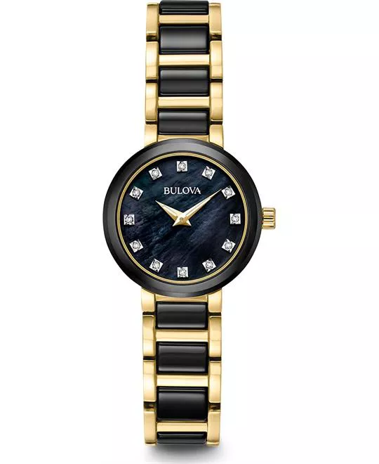 Bulova Diamond Accent Ceramic Watch 28mm 